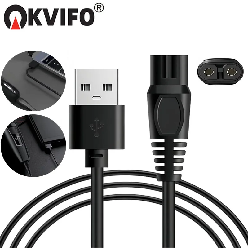 KVIFO – cordon de chargeur USB 5V, adapté au rasoir électrique hybride Philips Norelco OneBlade QP2724 QP2834 QP1424 QP1324 QP1924 QP4631