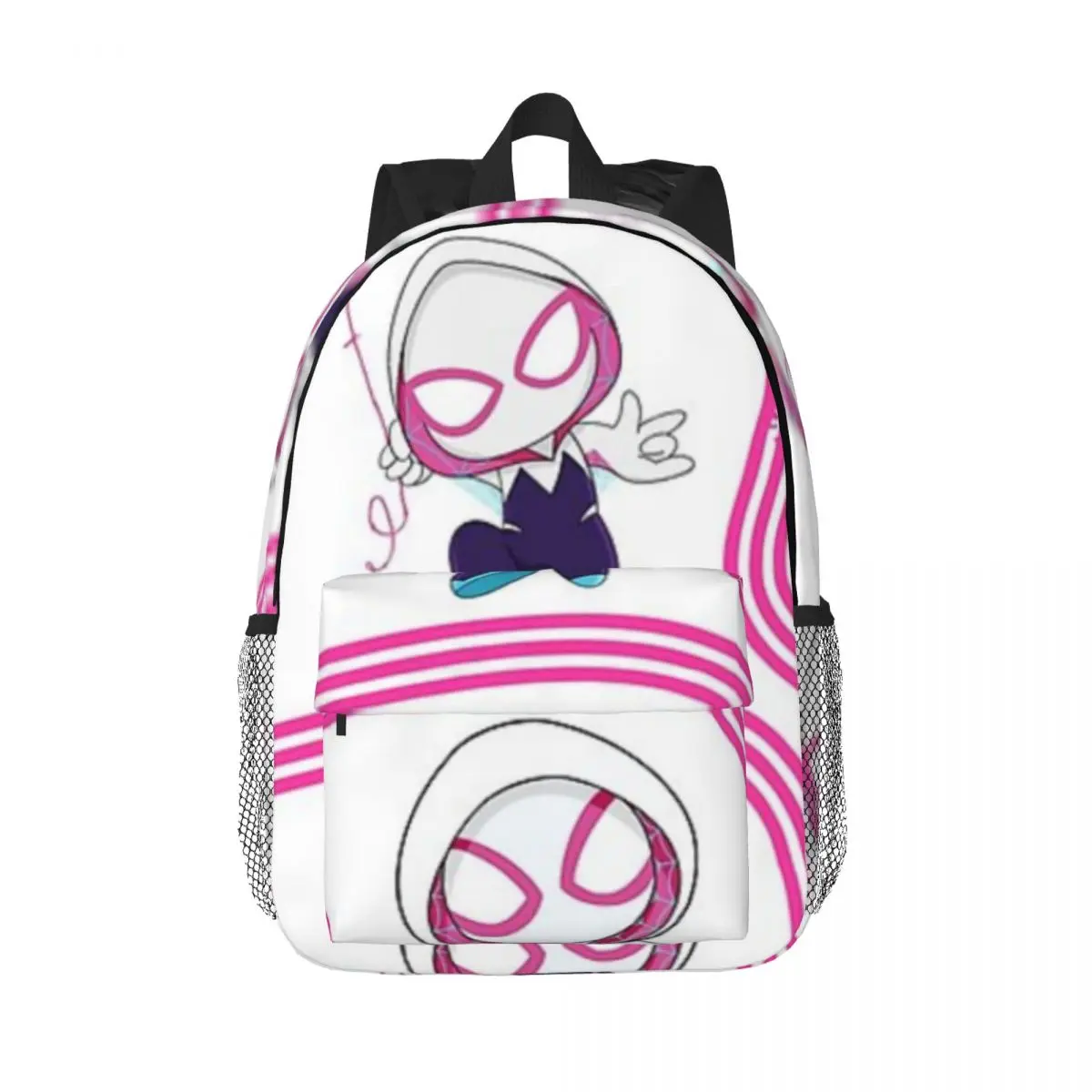 Cute Spider For Girls Boys Large Capacity Student Backpack Lightweight waterproof Backpack 15inch