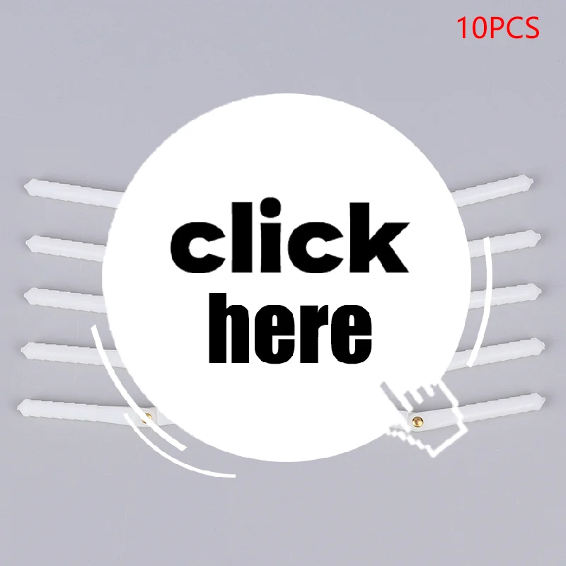 10 PCS 직경 2.5mm 4.5mm 플라스틱 핀 힌지 RC 비행기 모델 날개 비행기 모델 액세서리