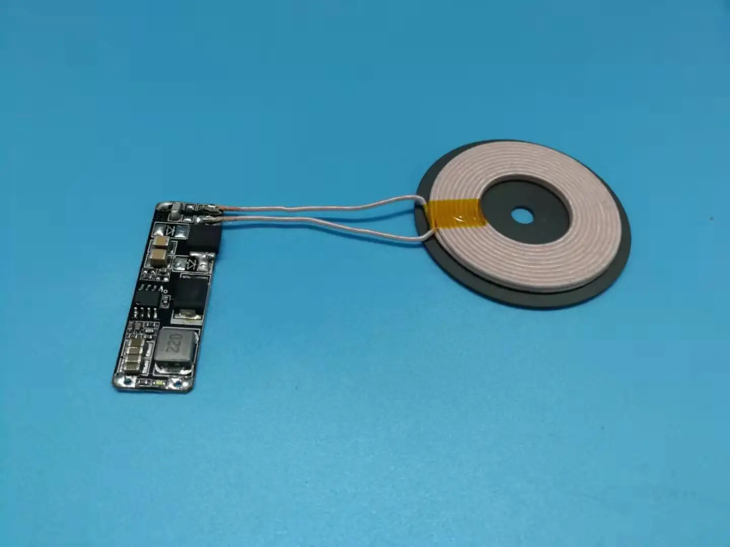 Imagem -02 - Módulo de Bobina de Carregamento Transmissor e Receptor Alta Eficiência Folha de Isolamento Magnético 50w dc 12v 24v 2.5a