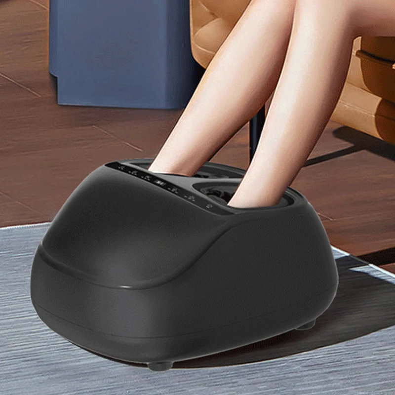 

Педикюрный вибрационный компрессионный массажер для акупунктурных точек, электрический массажер для ног с подогревом шиацу, машина для кровообращения