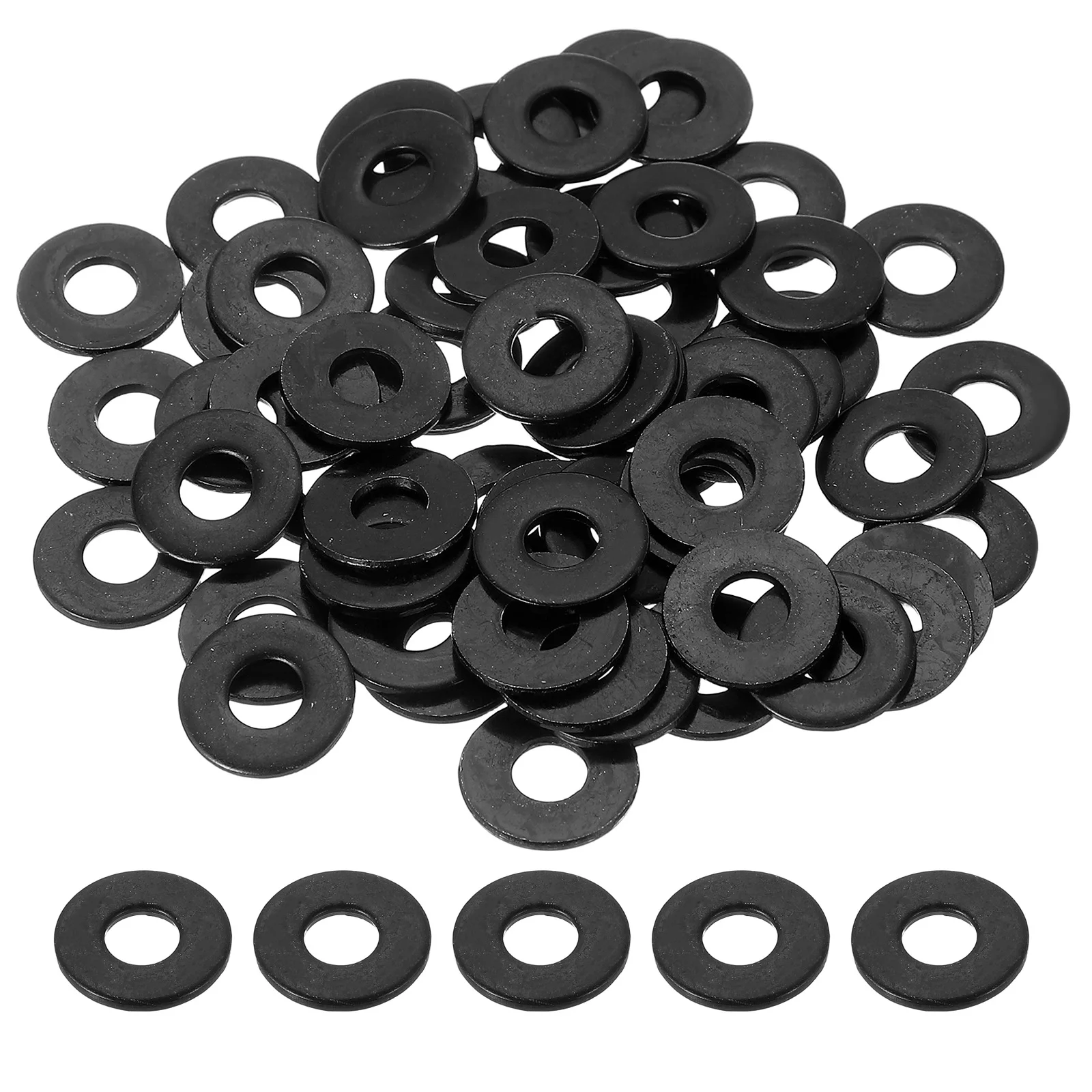 6/12/30/60Pcs M4 M5 M6 M8 M10 M12 M16 M18 M20 M24 M27 M30 M33 Stainless Steel Flat Washer Plain Gasket Pad Ring for Screws Bolts