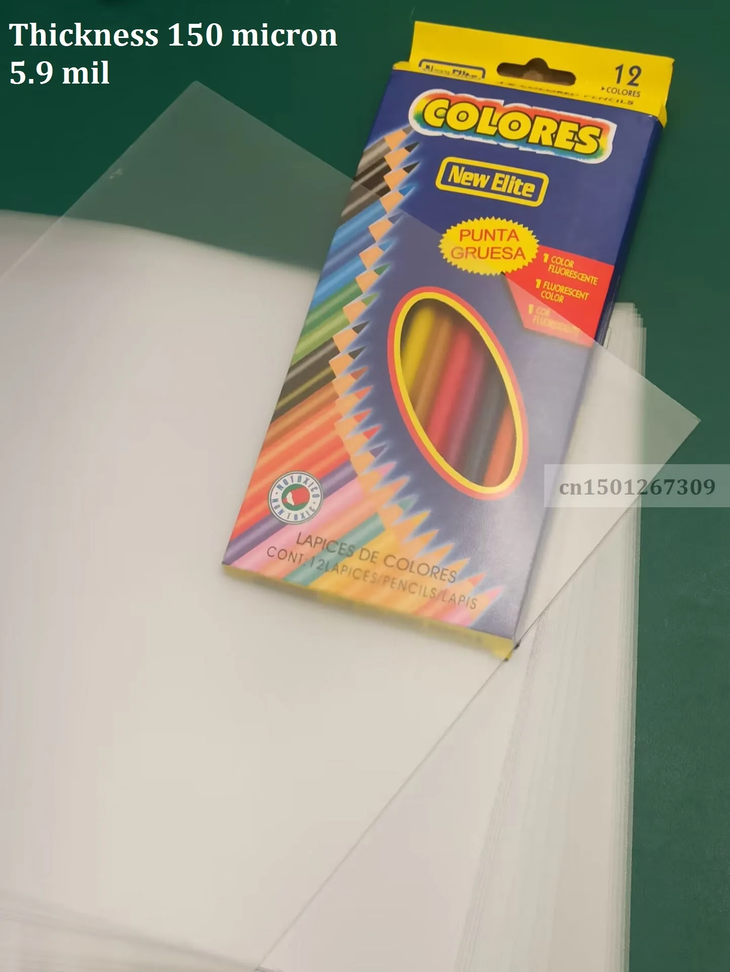 Size A4 150micron 5.9mil Translucent Acetate Sheets Matte Plastic PVC Binding Cover