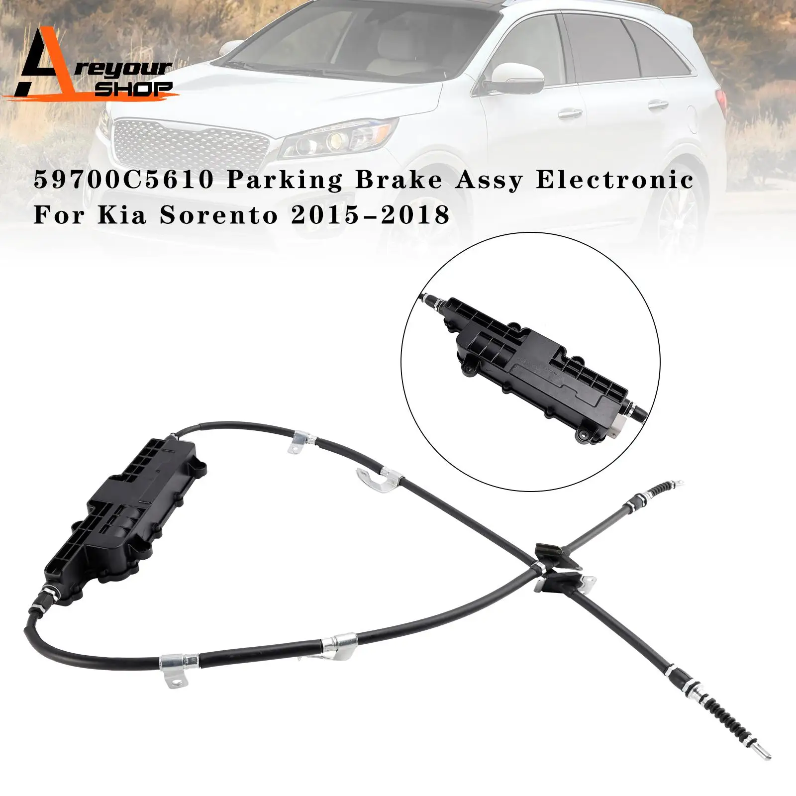 

Areyourshop 59700C5610 Parking Brake Assy Electronic for Kia Sorento 2015 2016 2017 2018 4WD