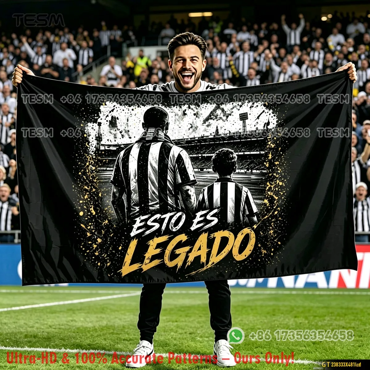 Fans Flag 3D Print Club Banner Sports Stadium Match Cheer Support Banner Birthday Grad Festival Event Decor Shop Promotion