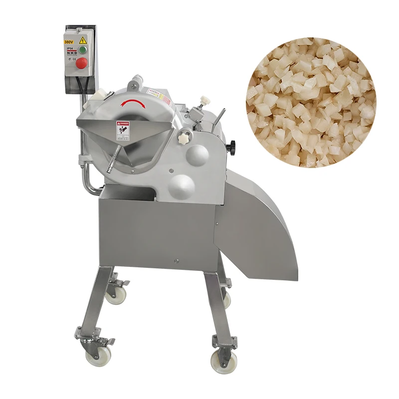 Commercial fruit and vegetable dicing machine fruit and vegetable processing machine