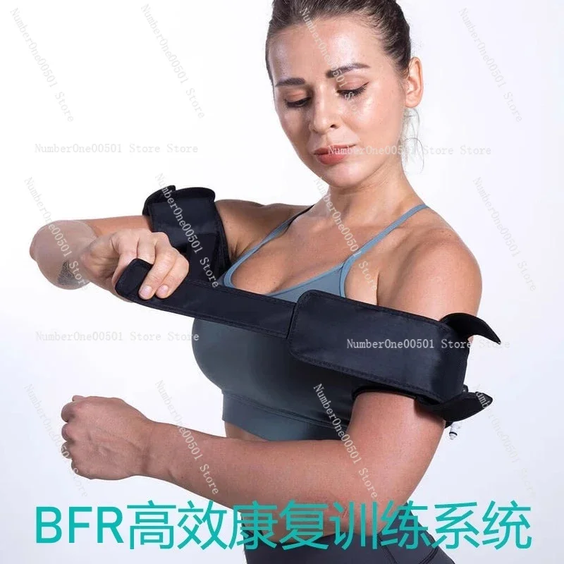 

BFR Blood Flow Restriction Training Band with Pressure Display - Muscle Building Rehabilitation Thigh Cuff for Strength Recovery