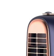 Portable 500W For PTC Space Heater 2‑in‑1 Heating & Fan 34dB Quiet Touch Screen Remote Control Overheat Protection 18H Timer