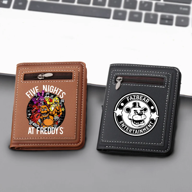 Five Nights At Freddy's 2 PU Wallet Creative Cartoon Child Purse Fashion Multifunctional Card Bag Cute Pocketbook Anime Billfold