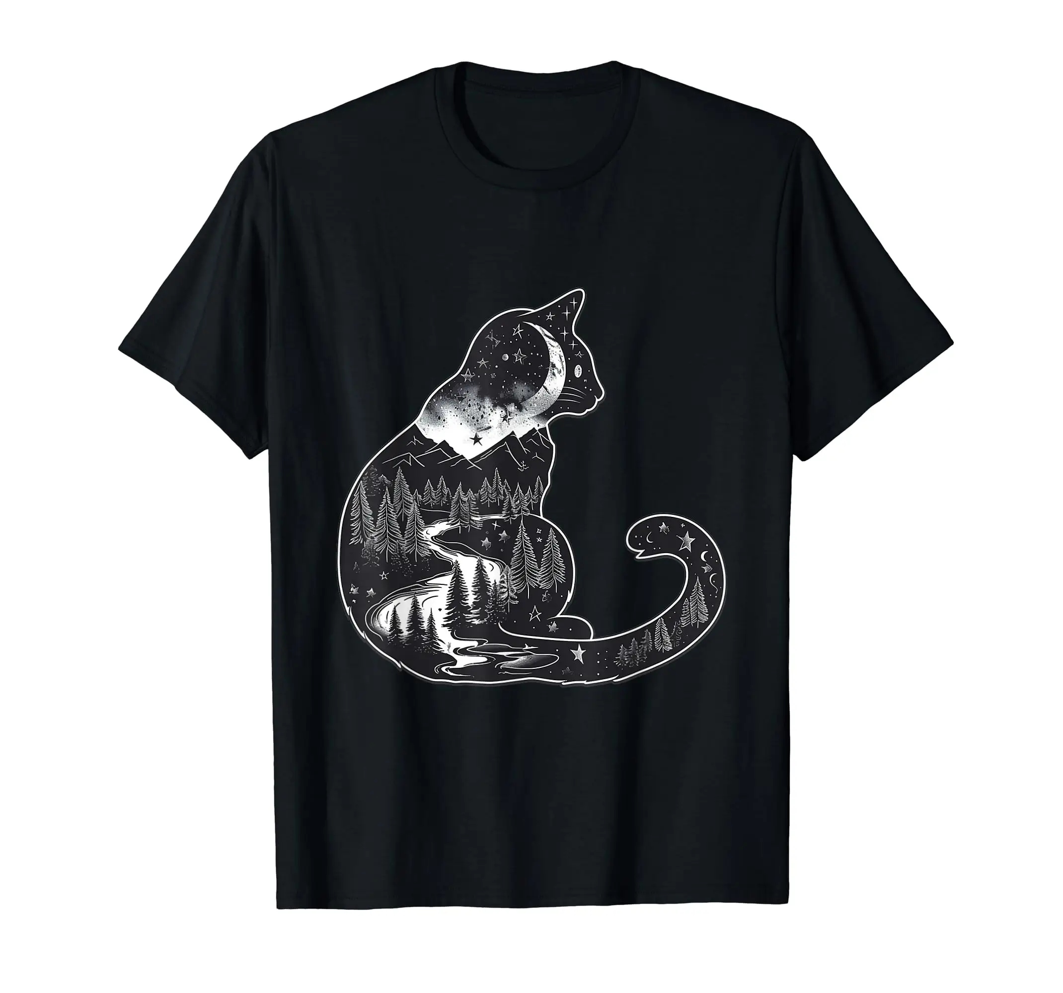 Cat Graphic With A Cute Kitty Animal Face For Pet Lovers T-Shirt