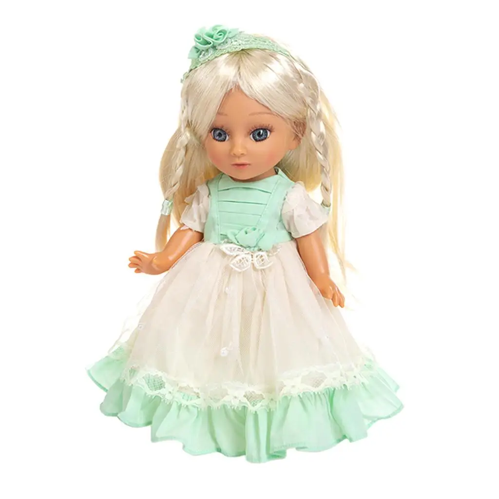 

14.5inch Reborn Girl Dolls Movable Limbs Soft Vinyl Princess Model for Kindergarten or Children