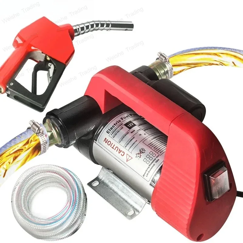 

12V/24V/220V Fuel Transfer Pump for Universal Electric Pump Self-Priming Automatic Stop Electric Oil