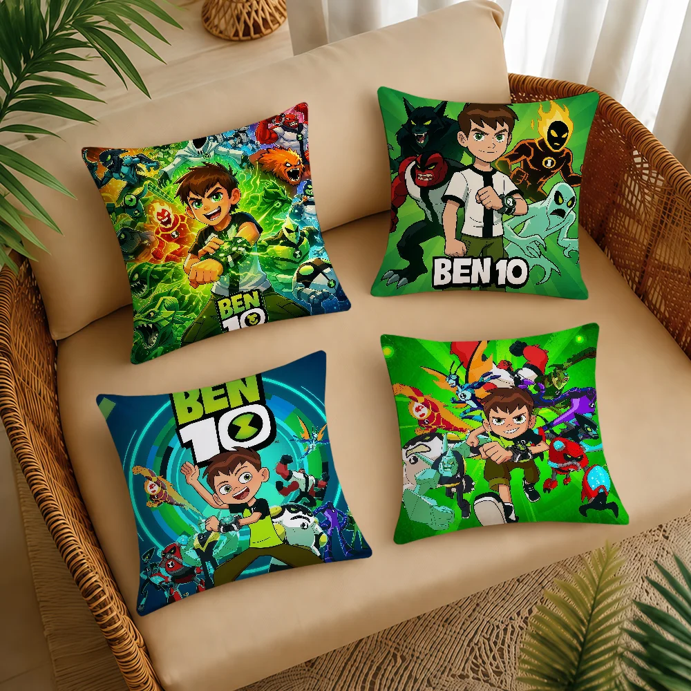 CTHN B-BenS 10 Cushion Cover Square Decorative Throw Pillow Case Sofa Bed Living Room Anniversary Gifts