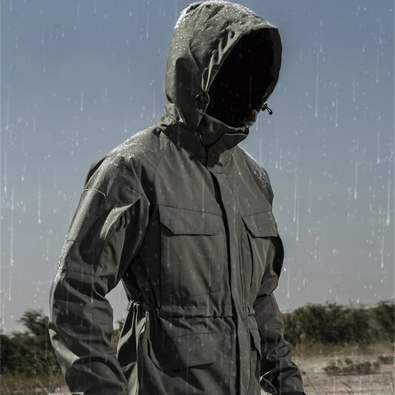 Quality Kurtka Commander Tactical Jacket Men Waterproof Hooded Chaqueta Tactica Autumn And Winter Multi Pockets Hunting Clothes