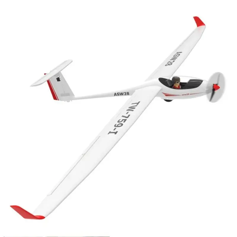 ASW28 ASW-28 TW759-1 75901 2540mm Wingspan 6CH EPO Foam Sailplane RC Glider Aircraft Available In KIT & PNP Version