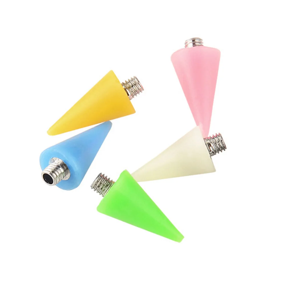 

1Set Acrylic Pen Tip Nail Art 5 Colors Practical Replacement Manicure Tool DIY Rhinestones Picker Acrylic Pen Tip