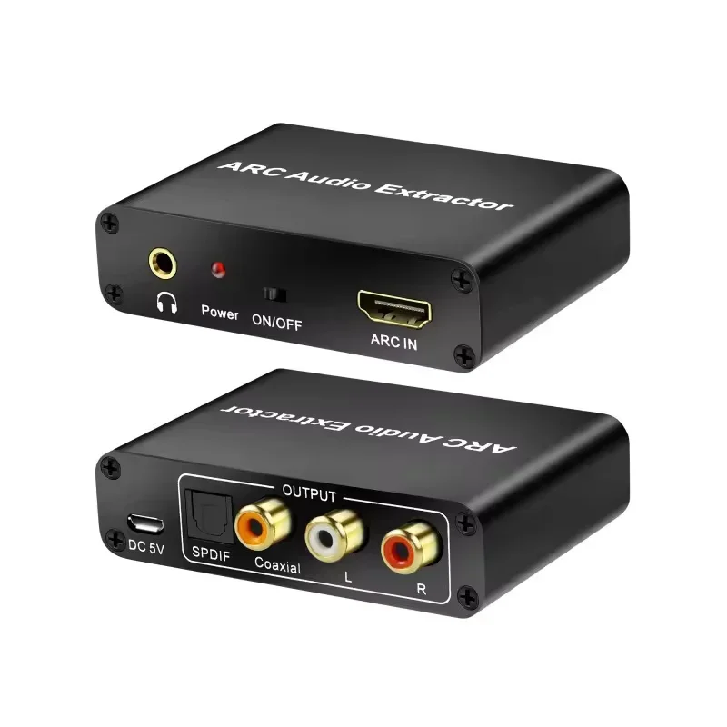 

ARC Audio Back-transmission Audio Adapted To HDMI High-definition Audio Converter Fiber/coaxial Analog Conversion