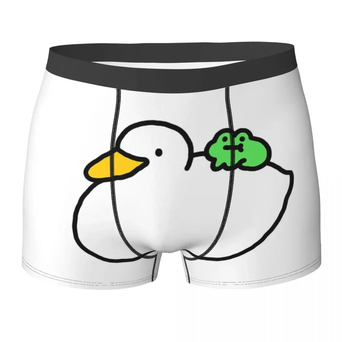 Boxer Underpants Shorts Duck And Frog Panties Men's Breathable Underwear For Homme Man Boyfriend Gift