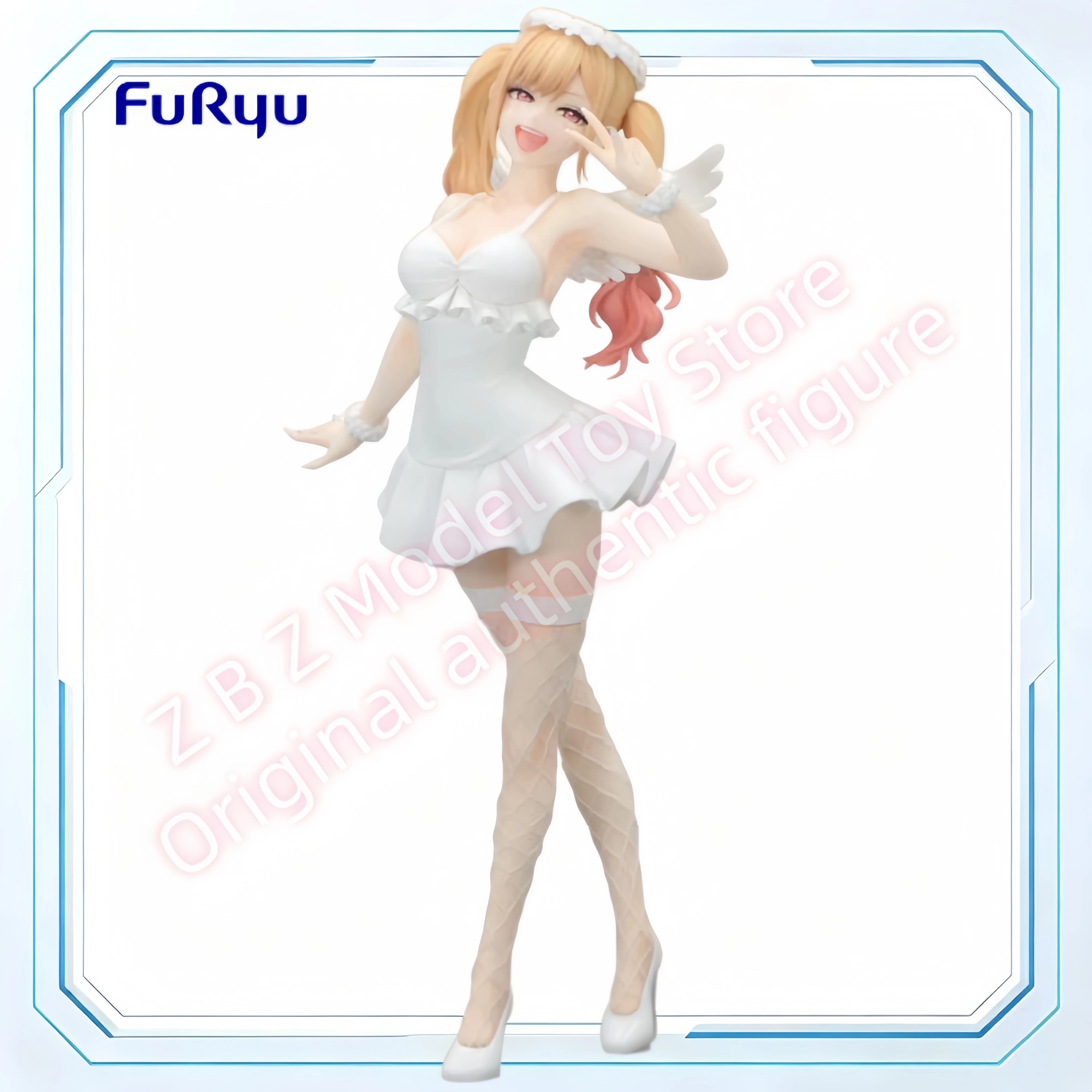 In Stock FuRyu Original Genuine Anime My Dress-Up Darling Kitagawa Marin BiCute Pure 26cm Collections Model Toy Figure Xmas Gift