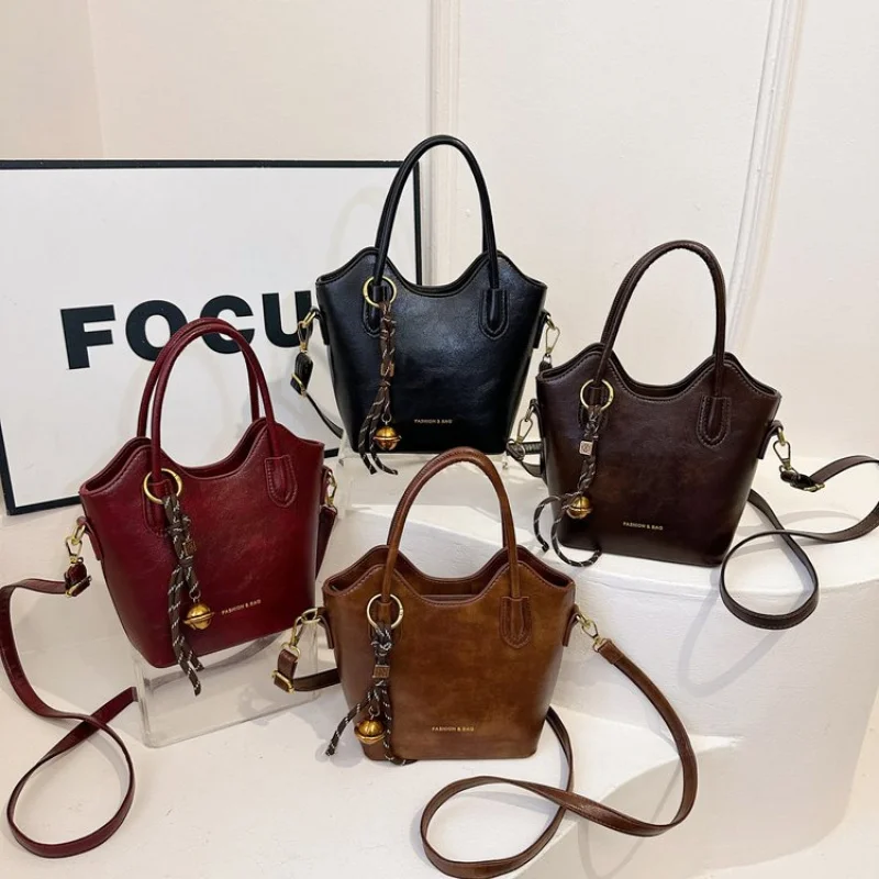 

Модная роскошная брендовая кожаная женская сумка на плечо, известная дизайнерская элегантная классическая повседневная винтажная пригородная сумка ​