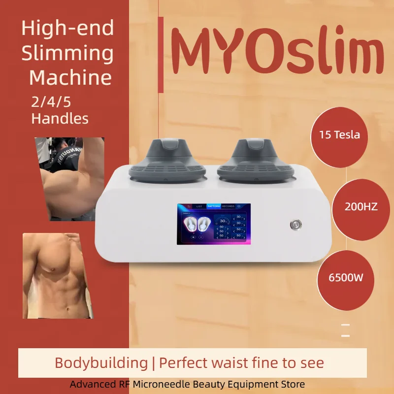 

Машина MYOSLIM Ultra NEO 15T EMS для похудения, тонизирования тела, стимуляции мышц, подтяжки ягодиц дома.