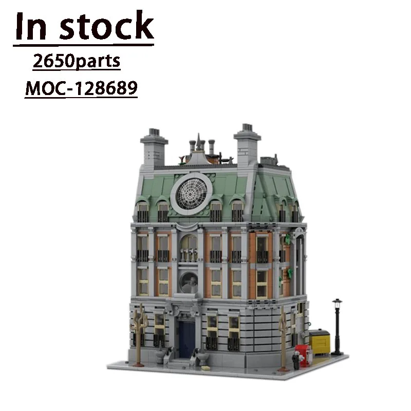 76218 Classic City Street Street Brick Model Is Compatible with The New MOC-128689 Street View Brick2650Parts Kids Birthday Toys