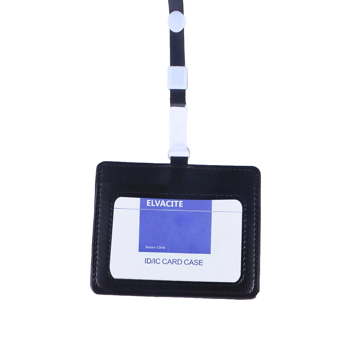 

5pcs Holder For Employee Student Front Window Badge Case With Sling Business Id Holder Card Case