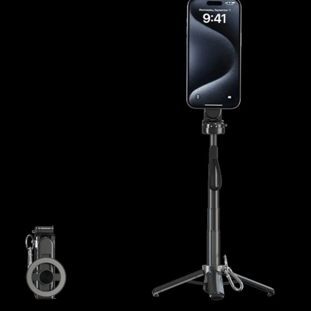 

Magnetic Bluetooth Selfie Stick Portable Handheld Telescopic Selfie Stick 360° Rotating Lightweight Selfie Stick Tripod Home