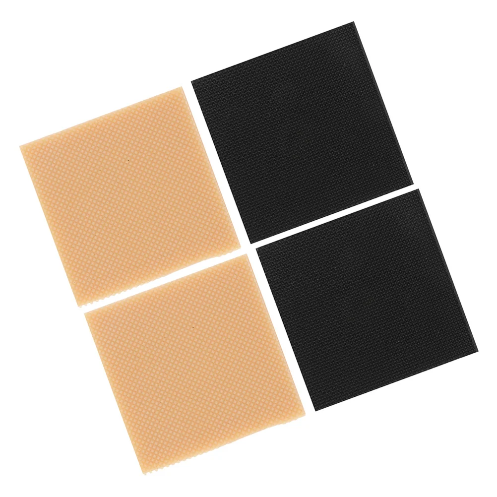 

4pcs Shoe Sole Repair Patches Rubber Non-Slip Heel Pads For High-Heel Shoes Wear-Resistant Sole Protectors Foot