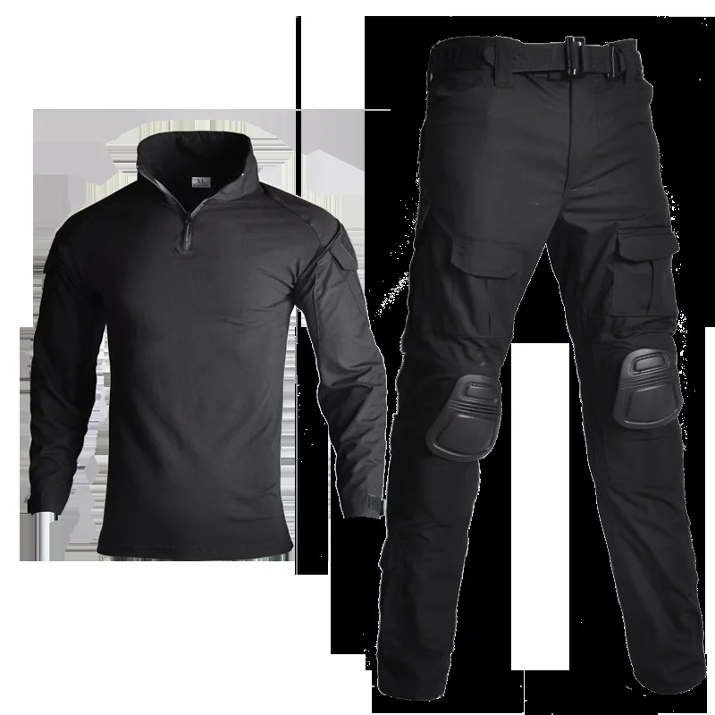 G2 Frog Suit Camo Zweiteilige taktische Kampfuniform, verschleißfest, wasserdicht, für den Außenbereich, militärisches Training, Airsoft, Jagd, Ausbildung – Detail 15