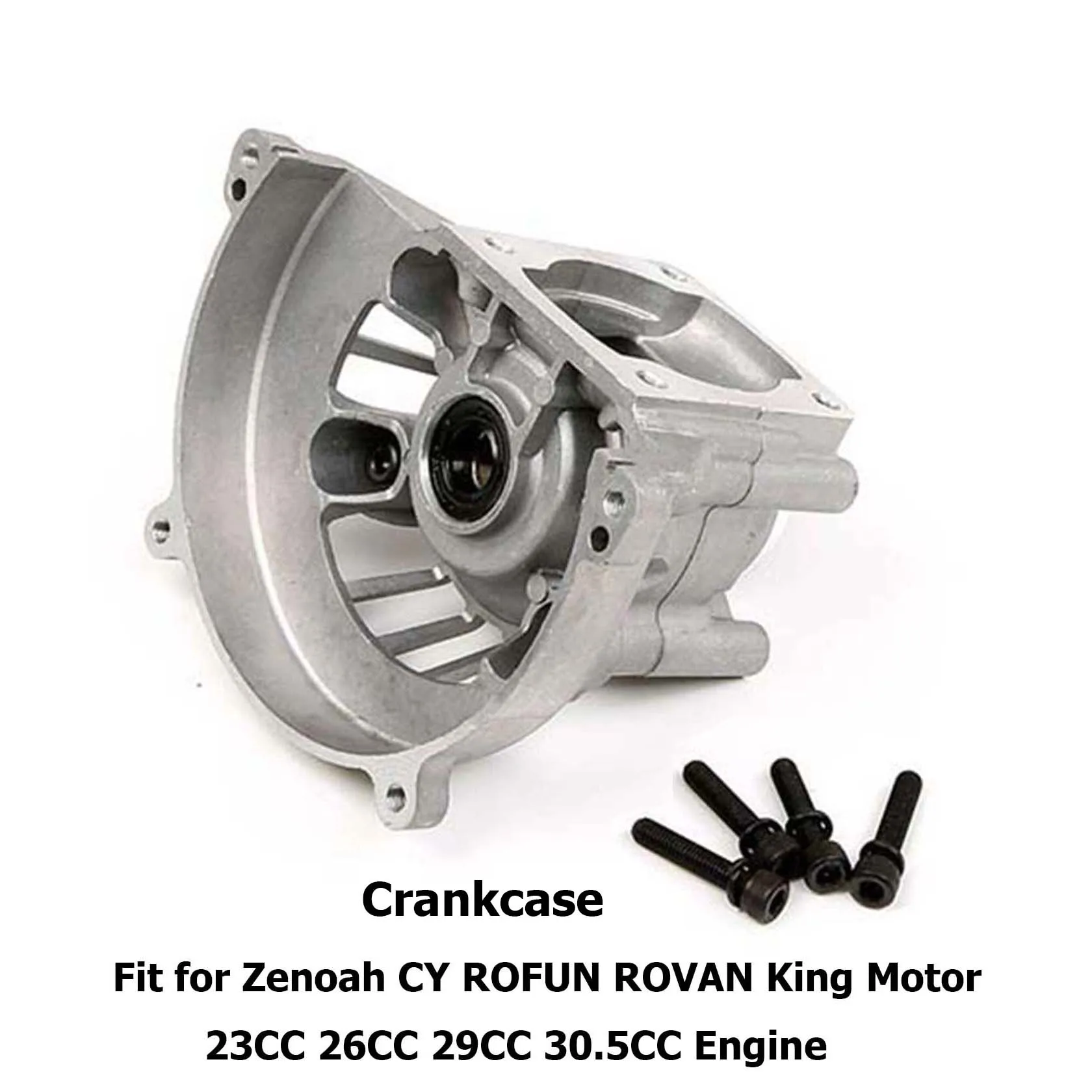 Boîtier ou carter d'embrayage de moteur à 4 boulons, 23CC ~ 45CC, pour 1/5 Hpi Rofun Km Rovan Baja Losi 5ive-T DBXL MCD FG GoPed Redcat, pièces