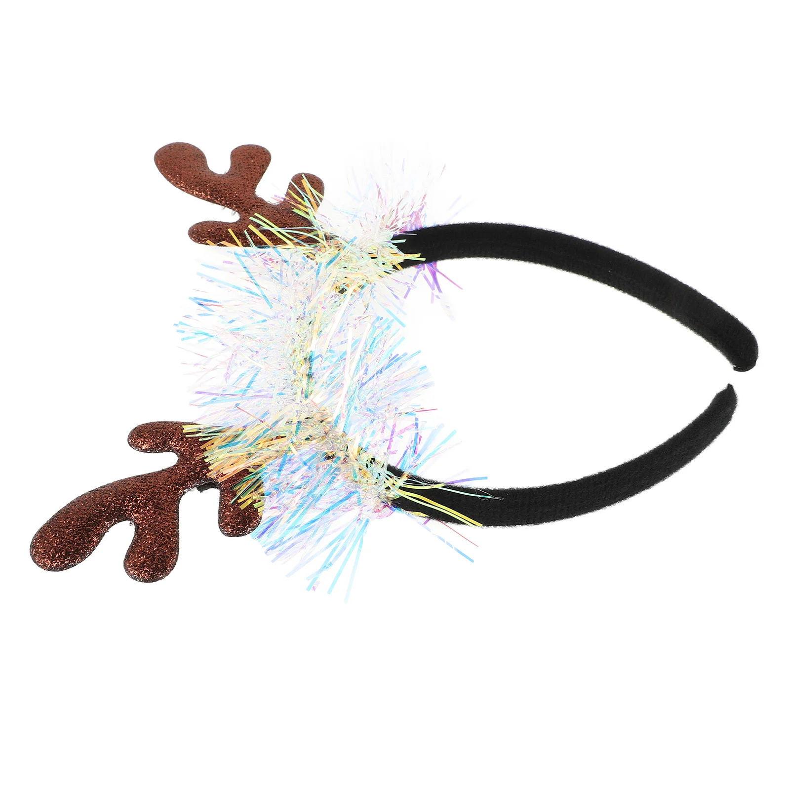 

Reindeer Antlers Headband for Women Girls Christmas Hair Decoration Holiday Headgear Xmas Party Accessory Sparkly Deer Horn