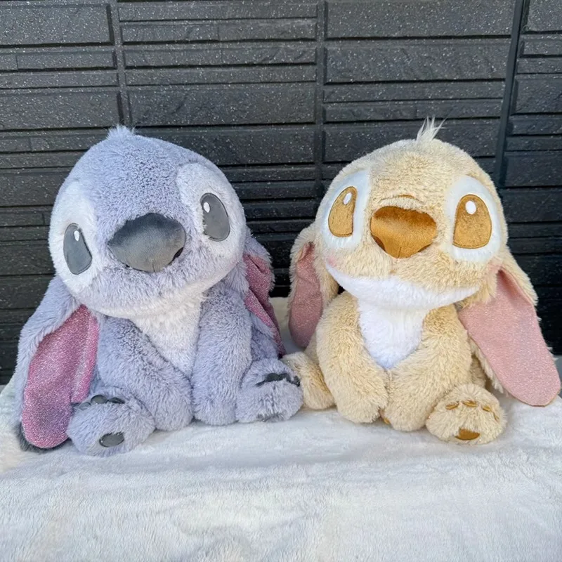 

28 см Disney Lilo & Stitch Saber Silver Sparkle плюшевая игрушка аниме мультфильм подушка куклы мягкие детские подарки на день рождения и Рождество