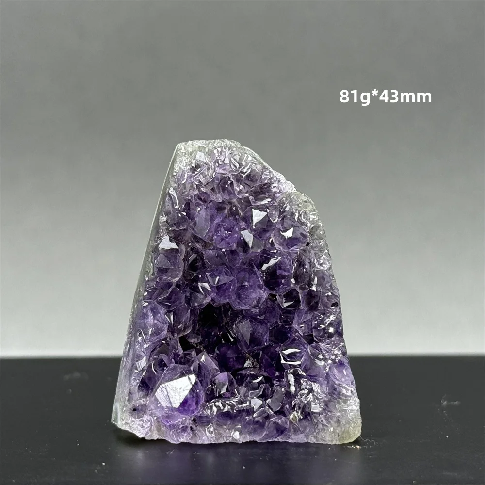 Natural Amethyst Geode Purple Crystal Quartz Cluster Dream Energy Healing Aura Witchcraft Wealth Home Decoration Ornaments