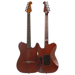 Portable Guitar Amp Effect Stringed Instruments Electric Guitar Case Hard Oem Mahogany Folk Electric Guitar