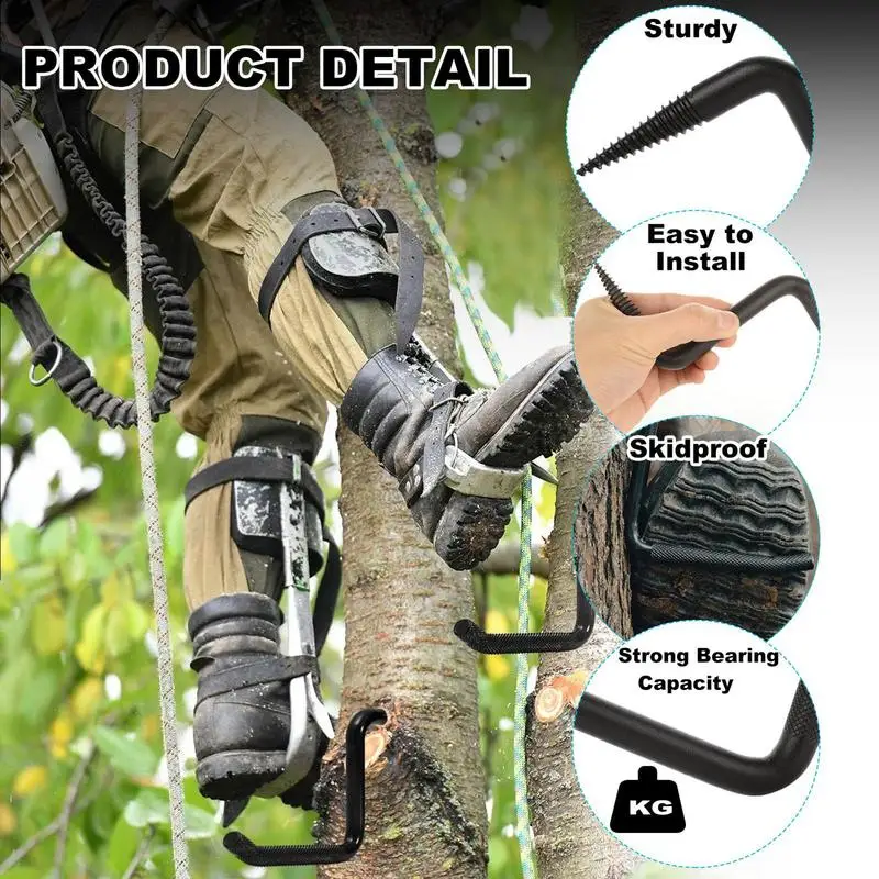 Tree Step for Outdoor Climber Will Screw Wood Climb or Hookup Easily Tree Step for Outdoor Clmbing Tree Tool Hunting Accessories