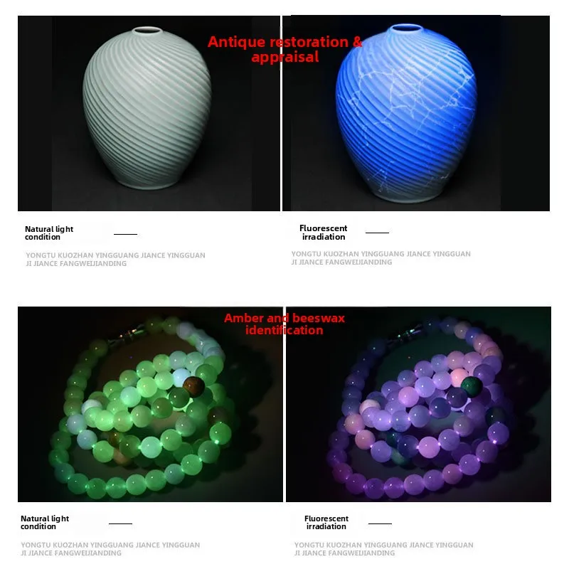 Lampe à motif de chat, miroir UV à lumière noire, détecteur d'argent, Agent Fluorescent, stylo de test, lampe de poche à lumière violette 365nm