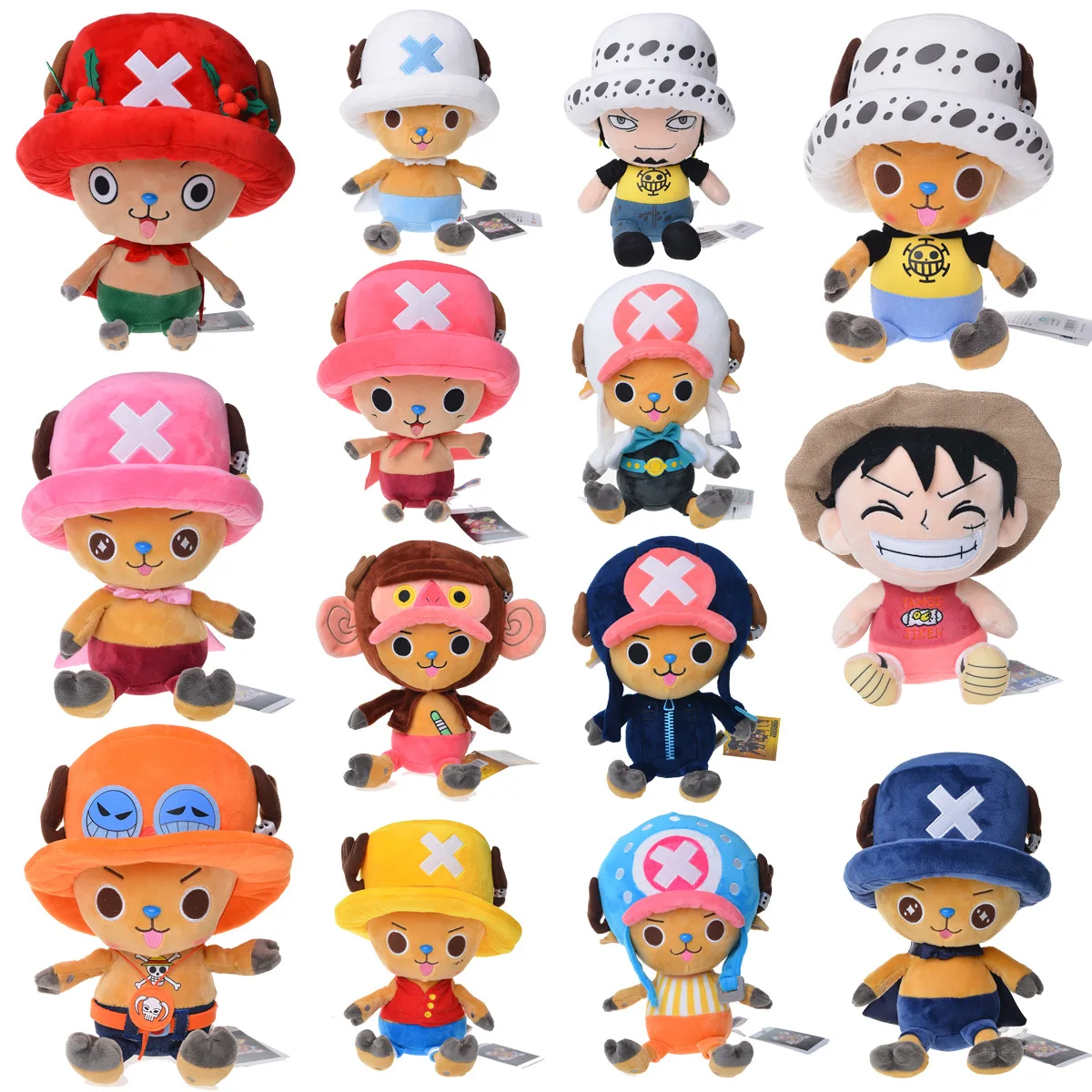 

30CM One Piece Lovely Tony Tony Chopper Kawaii Plush Toys Hands Covered with Warm Pillow Cushion Toy Home Decoration