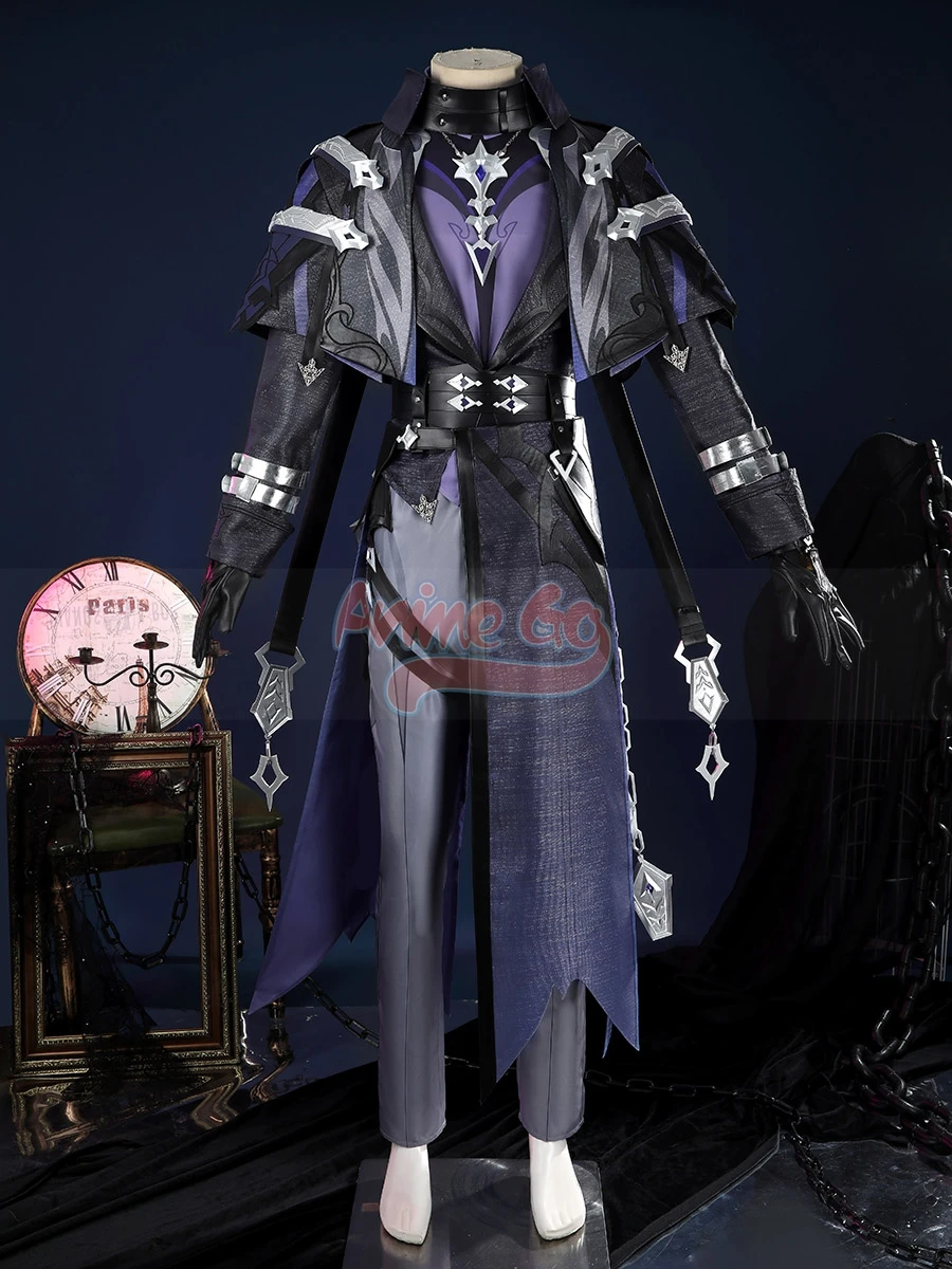 

Flins Cosplay Costume Genshin Impact Kyryll Chudomirovich Flins Role Play Outfit for Men Halloween