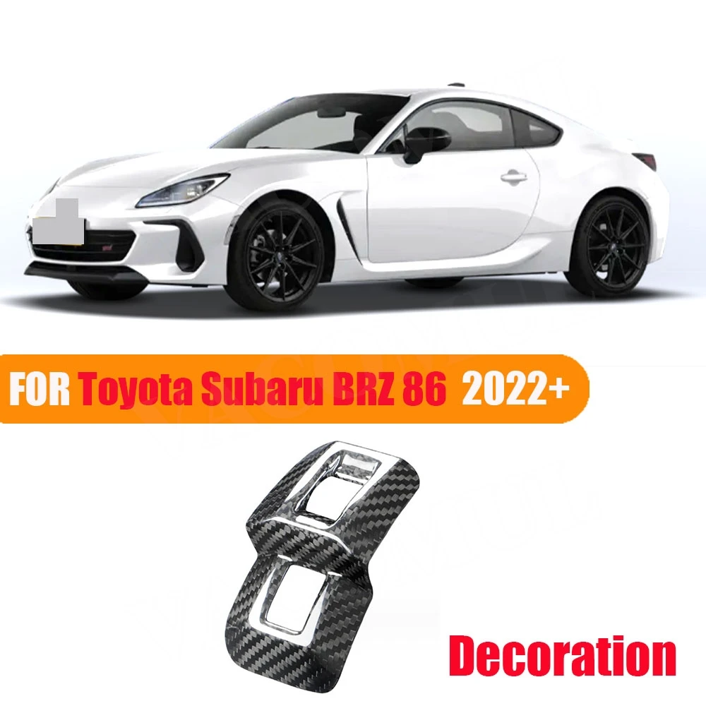 

VACOMUL Carbon Fiber Gas Fuel Tank Cap LHD Drive Gearshift Trim Headlight Button Interior Trim For Toyota Subaru BRZ 86 2022+