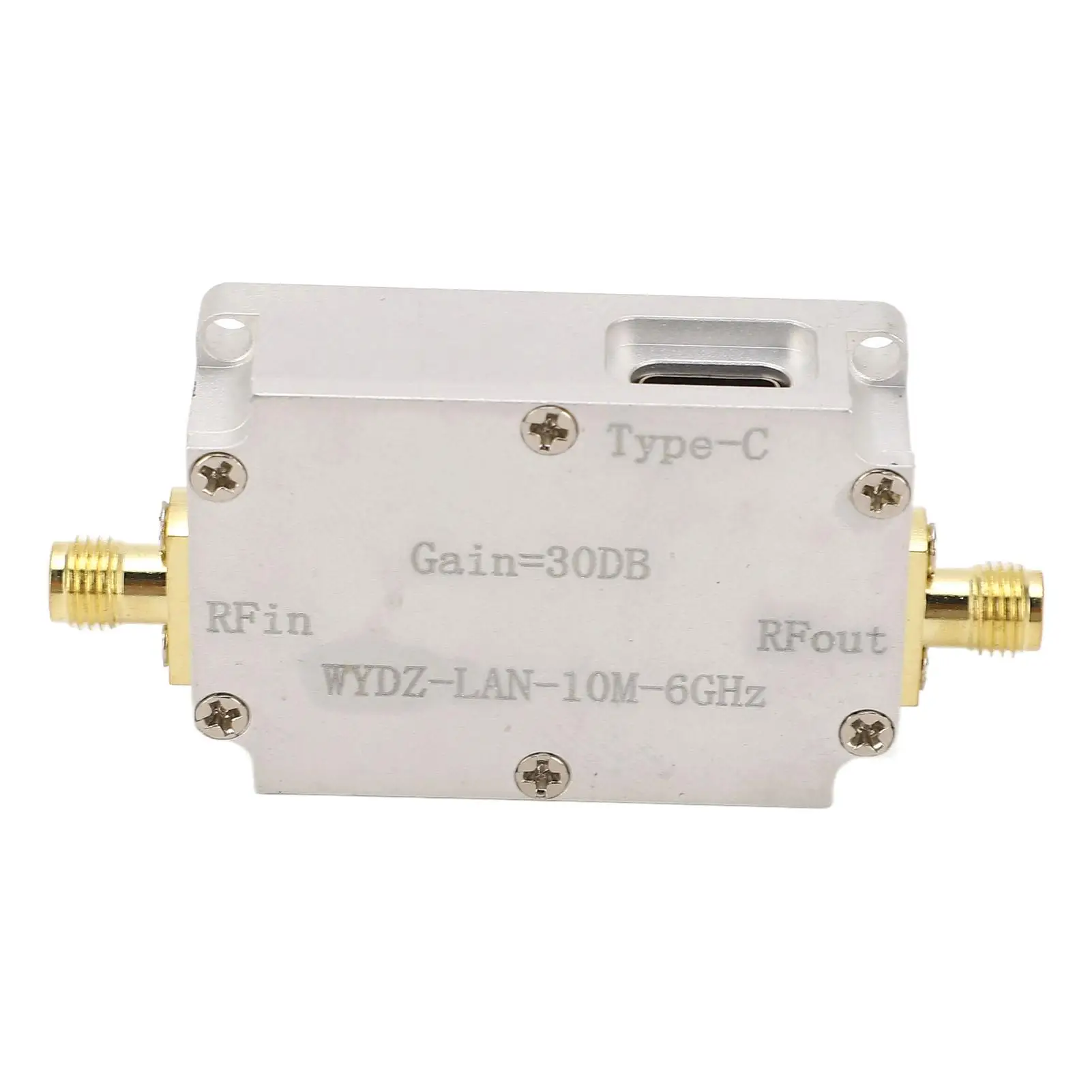 RF WideBand Amplifier LNA 10M‑6Ghz High Gain SMA Connector for Radio