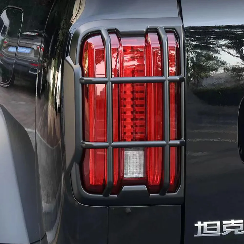 

Car Front Tail Light Frame Protective Cover ABS Sticker Auto Accessories For GMW TANK 300 2022-2025