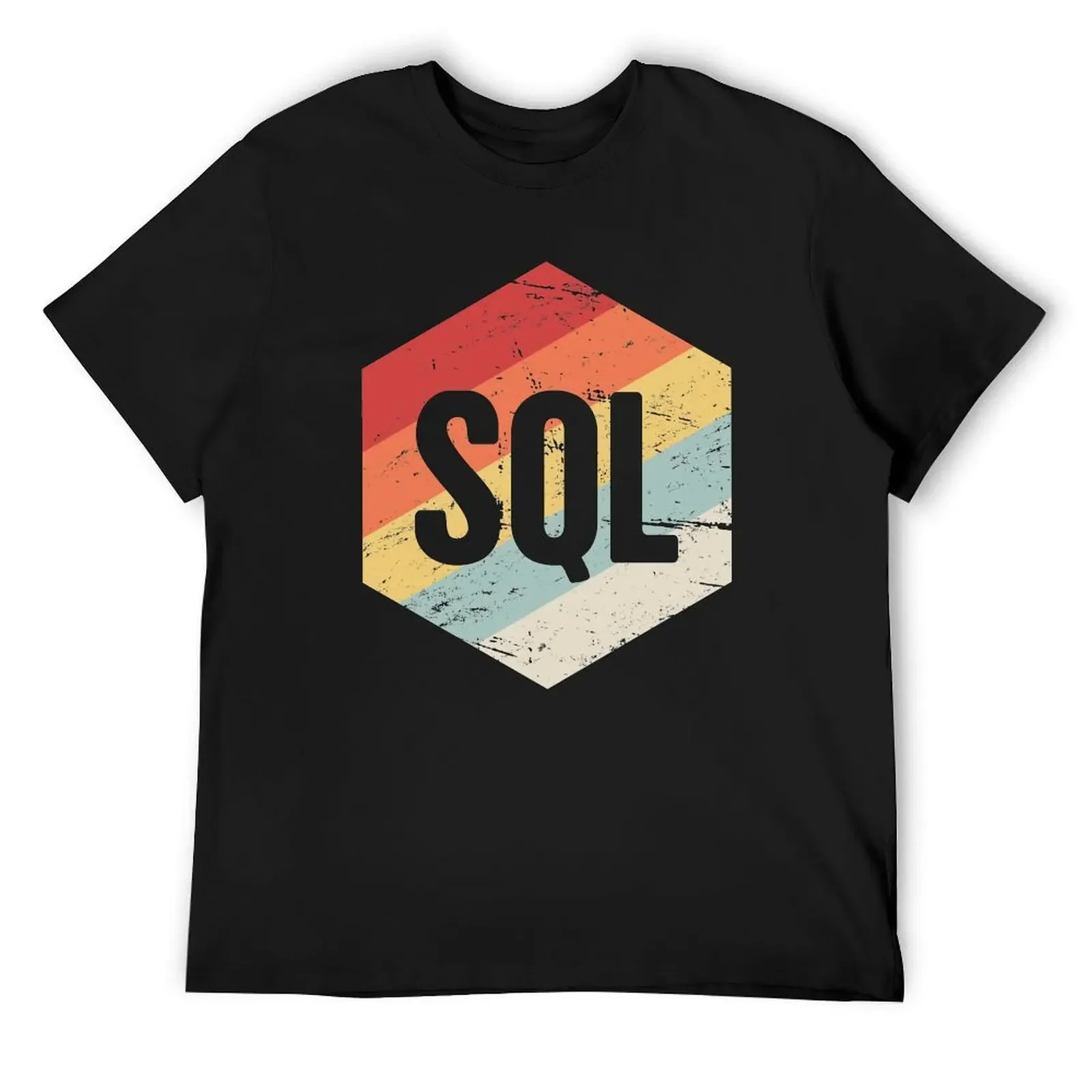 

Retro SQL Programming Language Icon T-Shirt vintage t shirts customizeds quick-drying T-shirt men