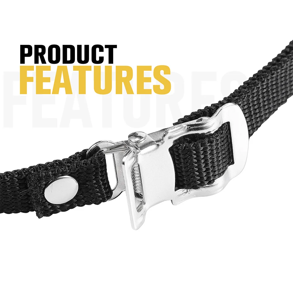 4 قطعة حزام دواسة القدم استبدال النايلون الحديد تو الأشرطة لممارسة ثابتة الدراجة دائم الدراجات اكسسوارات دواسة الدراجة #4