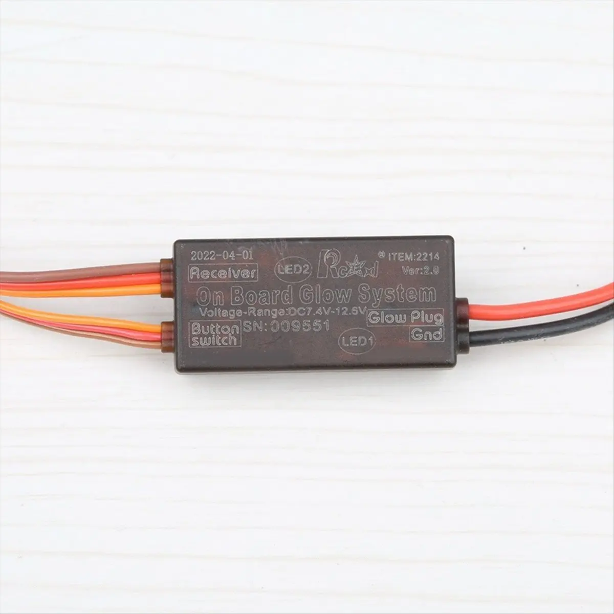 (A30I] RCEXL Universal on Board Glow System Methanol Engine with LED Indicator for OS SAITO RC Car Airplane
