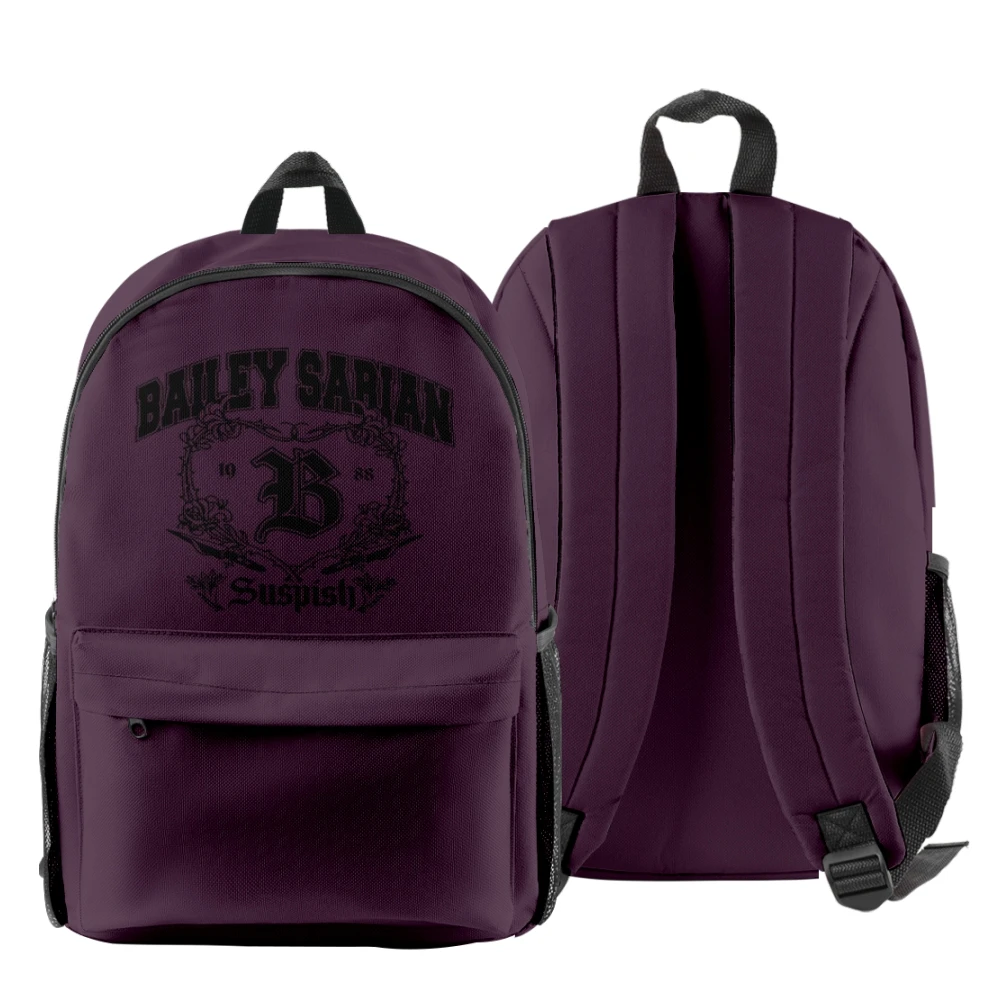 

Bailey Sarian Dark Academia Wine Backpack Unisex Shoulders Bag Casual Daypack Women Men Travel Bags