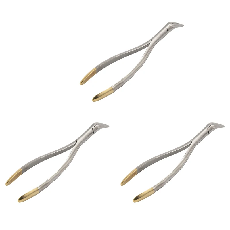 

3X Root Fragment Minimally Invasive Tooth Extraction Forcep Tooth Pliers Instrument Curved Maxillary