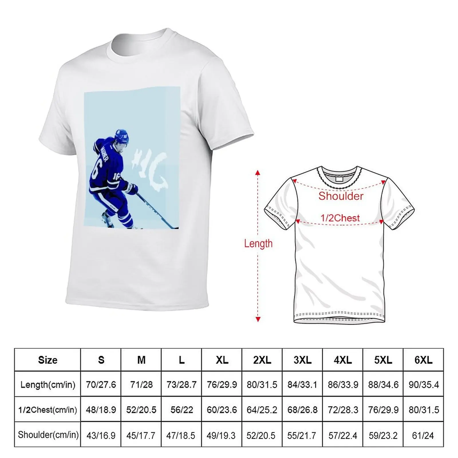 Mitch Marner Painting T-Shirt t shirt man luxury anime t shirts oversize T-Shirt