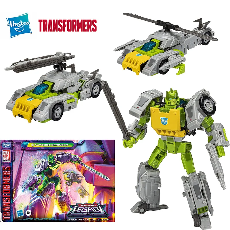 Hasbro Transformers Legacy Autobot Springer Wreck'n Collection 18Cm Voyager Class Original Action Figure Model Toy Birthday Gift