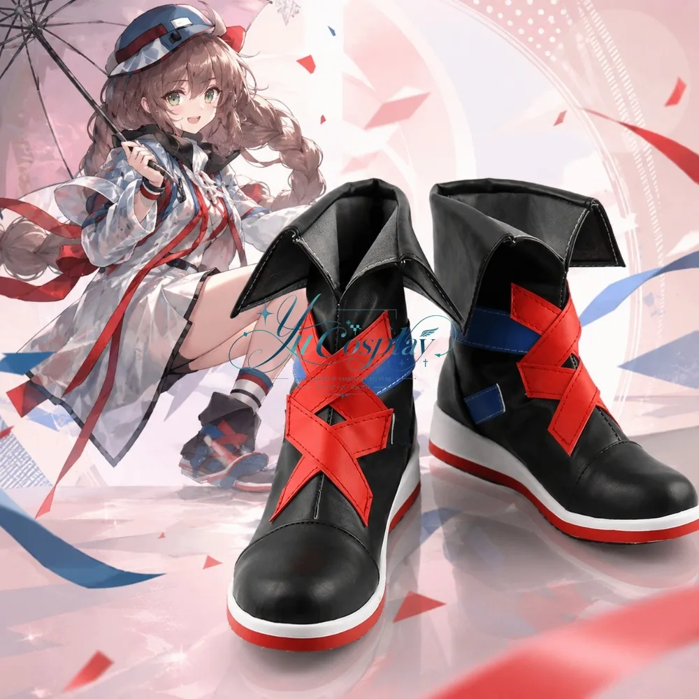 Arknights Texas Cosplay Shoes Character Boots Tactical Style Footwear for Anime Event Halloween Party Costume Performance